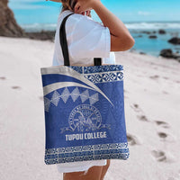 Tonga Tupou College Toloa Tote Bag 160 Years Anniversary Tongan Ngatu Pattern LT14 - Polynesian Pride