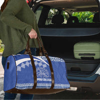 Tonga Tupou College Toloa Travel Bag 160 Years Anniversary Tongan Ngatu Pattern LT14 - Polynesian Pride