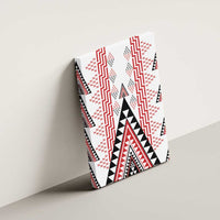 Aotearoa Taniko Canvas Wall Art Niho Taniwha Purapura Whetu Mix Poutama LT14 - Polynesian Pride