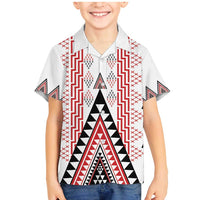 Aotearoa Taniko Family Matching Mermaid Dress and Hawaiian Shirt Niho Taniwha Purapura Whetu Mix Poutama