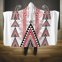 Aotearoa Taniko Hooded Blanket Niho Taniwha Purapura Whetu Mix Poutama LT14 - Polynesian Pride