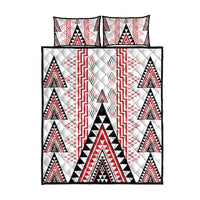 Aotearoa Taniko Quilt Bed Set Niho Taniwha Purapura Whetu Mix Poutama LT14 - Polynesian Pride