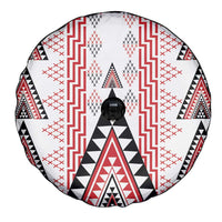 Aotearoa Taniko Spare Tire Cover Niho Taniwha Purapura Whetu Mix Poutama