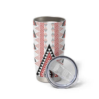 Aotearoa Taniko Tumbler Cup Niho Taniwha Purapura Whetu Mix Poutama LT14 - Polynesian Pride