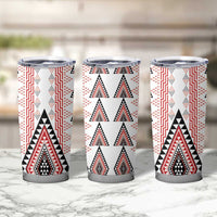 Aotearoa Taniko Tumbler Cup Niho Taniwha Purapura Whetu Mix Poutama LT14 - Polynesian Pride