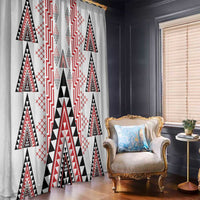 Aotearoa Taniko Window Curtain Niho Taniwha Purapura Whetu Mix Poutama LT14 - Polynesian Pride
