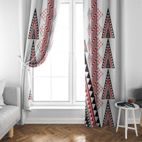 Aotearoa Taniko Window Curtain Niho Taniwha Purapura Whetu Mix Poutama LT14 - Polynesian Pride