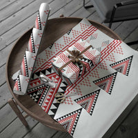 Aotearoa Taniko Wrapping Paper Niho Taniwha Purapura Whetu Mix Poutama LT14 - Polynesian Pride