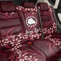 Personalised Cook Islands Mangaia Back Car Seat Cover Tiare Maori Polynesian Waves Tattoo LT14 - Polynesian Pride