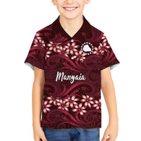 Personalised Cook Islands Mangaia Family Matching Mermaid Dress and Hawaiian Shirt Tiare Maori Polynesian Waves Tattoo