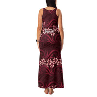 Personalised Cook Islands Mangaia Family Matching Tank Maxi Dress and Hawaiian Shirt Tiare Maori Polynesian Waves Tattoo