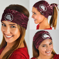 Personalised Cook Islands Mangaia Neck Gaiter Tiare Maori Polynesian Waves Tattoo LT14 - Polynesian Pride
