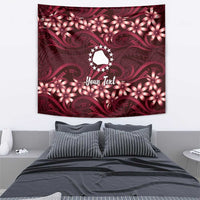 Personalised Cook Islands Mangaia Tapestry Tiare Maori Polynesian Waves Tattoo LT14 - Polynesian Pride