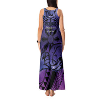 Philippines Father's Day Tank Maxi Dress Polynesian Tattoo Galaxy Vibes LT14 - Polynesian Pride