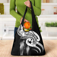 Guam Father's Day Grocery Bag Chamorro Latte Stone Polynesian Pattern LT14 - Polynesian Pride