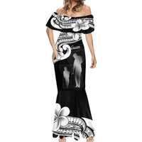Guam Father's Day Mermaid Dress Chamorro Latte Stone Polynesian Pattern LT14 - Polynesian Pride