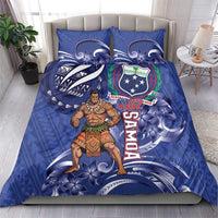 Samoa Independence Day Bedding Set 1962 Proud Samoan Warrior