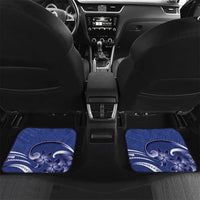 Samoa Independence Day Car Mats 1962 Proud Samoan Warrior LT14 Set 2pcs - Back Blue - Polynesian Pride