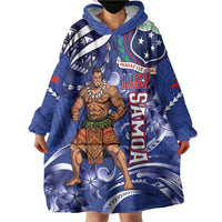 Samoa Independence Day Wearable Blanket Hoodie 1962 Proud Samoan Warrior LT14 - Polynesian Pride