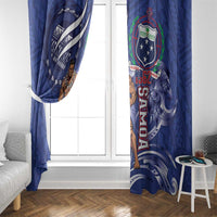 Samoa Independence Day Window Curtain 1962 Proud Samoan Warrior LT14 - Polynesian Pride