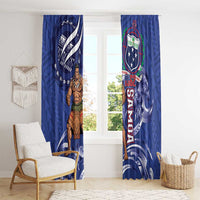 Samoa Independence Day Window Curtain 1962 Proud Samoan Warrior LT14 - Polynesian Pride