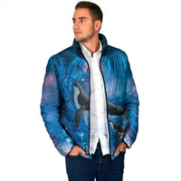 Paikea New Zealand Matariki Padded Jacket Humpback Whale Taniko Motifs Ocean Vibes LT14 - Polynesian Pride