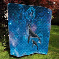 Paikea New Zealand Matariki Quilt Humpback Whale Taniko Motifs Ocean Vibes LT14 - Polynesian Pride