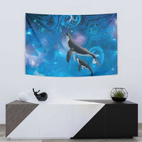 Paikea New Zealand Matariki Tapestry Humpback Whale Taniko Motifs Ocean Vibes LT14 - Polynesian Pride
