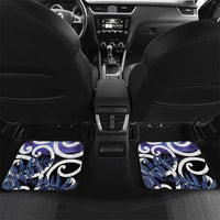 Piwakawaka New Zealand Matariki Car Mats Maori New Year Silver Fern Purple Galaxy