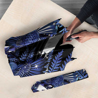 Piwakawaka New Zealand Matariki Umbrella Maori New Year Silver Fern Purple Galaxy