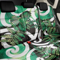 Piwakawaka New Zealand Matariki Back Car Seat Cover Maori New Year Silver Fern Green Galaxy