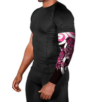 Piwakawaka New Zealand Matariki Arm Sleeves Maori New Year Silver Fern Pink Galaxy