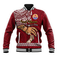 Personalised Father Day French Polynesia Baseball Jacket I Love You Dad LT14 Unisex Blue - Polynesian Pride