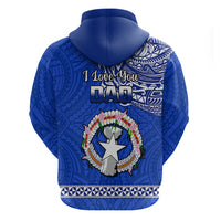Polynesian Pride Father Day Northern Mariana Islands Hoodie CNMI I Love You Dad LT14 - Polynesian Pride