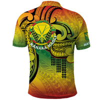 Hawaii Flag Day Polo Shirt Kanaka Maoli With Kakau Polynesian Pattern LT14