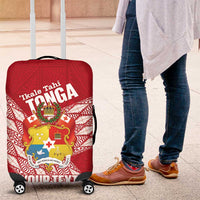 Tonga Rugby Custom Luggage Cover Go ʻIkale Tahi Go Tongan Tapa Cloth