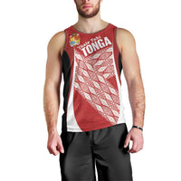 Tonga Rugby Custom Men Tank Top Go ʻIkale Tahi Go Tongan Tapa Cloth LT14 - Polynesian Pride