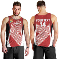Tonga Rugby Custom Men Tank Top Go ʻIkale Tahi Go Tongan Tapa Cloth LT14 - Polynesian Pride