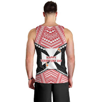 29 July Wallis And Futuna Territory Day Men Tank Top Polynesian Tribal Pattern LT14 - Polynesian Pride