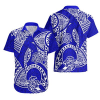 Polynesian Pride Hawaii Hawaiian Shirt Hawaiian Tribal Honu Blue Version LT14 - Polynesian Pride
