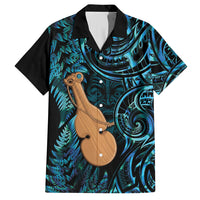 Kotiate New Zealand Hawaiian Shirt Maori Weapon Paua Shell Haka Fern LT14 Turquoise - Polynesian Pride