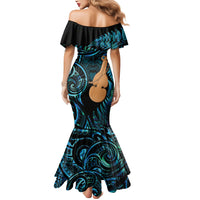 Kotiate New Zealand Mermaid Dress Maori Weapon Paua Shell Haka Fern LT14 - Polynesian Pride