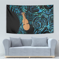 Kotiate New Zealand Tapestry Maori Weapon Paua Shell Haka Fern