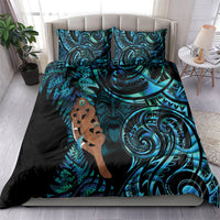 Maripi New Zealand Bedding Set Maori Weapon Paua Shell Haka Fern