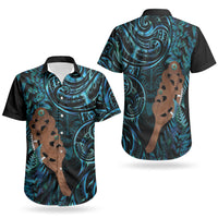 Maripi New Zealand Couples Matching Mermaid Dress and Hawaiian Shirt Maori Weapon Paua Shell Haka Fern LT14 - Polynesian Pride