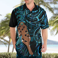 Maripi New Zealand Hawaiian Shirt Maori Weapon Paua Shell Haka Fern