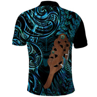 Maripi New Zealand Polo Shirt Maori Weapon Paua Shell Haka Fern LT14 - Polynesian Pride
