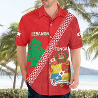 Tonga And Lebanon Hawaiian Shirt 2026 Together Half Style LT14 - Polynesian Pride