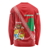 Tonga And Lebanon Long Sleeve Shirt 2026 Together Half Style