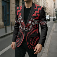 Aotearoa Ngapuhi Personalised Blazer Maori Iwi Poutama Puhoro Tattoo